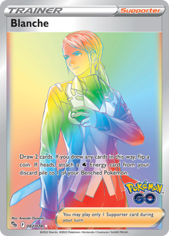 Blanche, Pokémon GO #82, Pokémon TCG card
