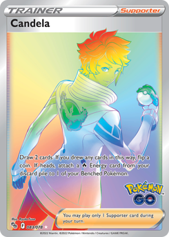 Candela, Pokémon GO #83, Pokémon TCG card