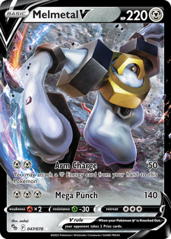 Melmetal V, Pokémon GO #47, Pokémon TCG card