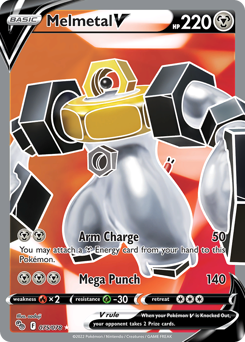 Melmetal V, Pokémon GO #75, Pokémon TCG card