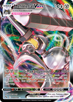 Melmetal VMAX, Pokémon GO #48, Pokémon TCG card
