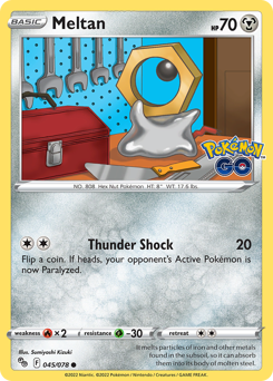 Meltan, Pokémon GO #45, Pokémon TCG card