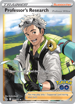 Professor's Research, Pokémon GO #78, Pokémon TCG card