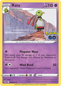 Xatu, Pokémon GO #33, Pokémon TCG card
