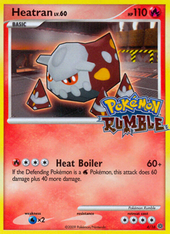 Heatran, Pokémon Rumble #4, Pokémon TCG card