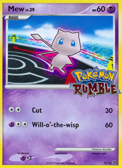 Mew, Pokémon Rumble #10, Pokémon TCG card