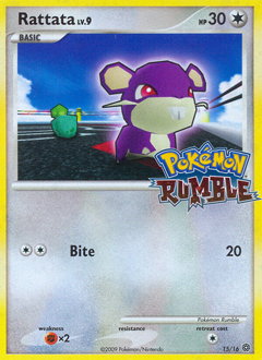 Rattata, Pokémon Rumble #15, Pokémon TCG card