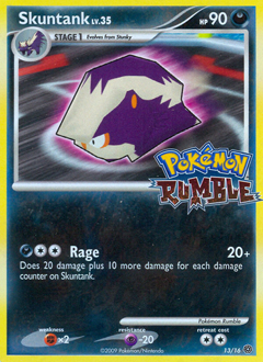 Skuntank, Pokémon Rumble #13, Pokémon TCG card