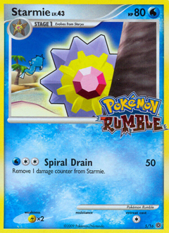 Starmie, Pokémon Rumble #5, Pokémon TCG card