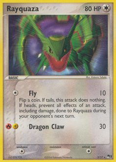 Rayquaza, POP Series 1 #3, Pokémon TCG card