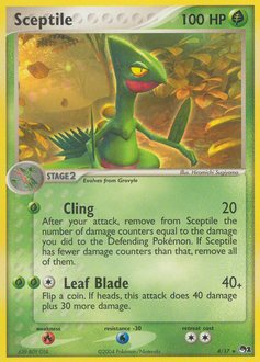 Sceptile, POP Series 1 #4, Pokémon TCG card