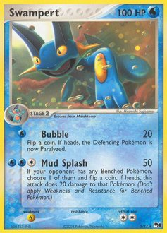 Swampert, POP Series 1 #5, Pokémon TCG card