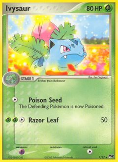 Ivysaur, POP Series 2 #7, Pokémon TCG card