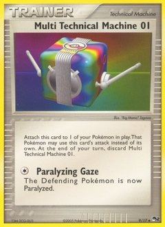 Multi Technical Machine 01, POP Series 2 #9, Pokémon TCG card