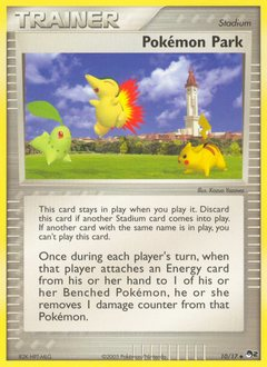 Pokémon Park, POP Series 2 #10, Pokémon TCG card