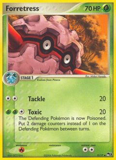 Forretress, POP Series 3 #9, Pokémon TCG card