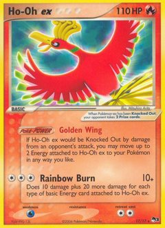 Ho-Oh ex, POP Series 3 #17, Pokémon TCG card