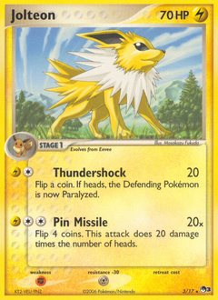 Jolteon, POP Series 3 #3, Pokémon TCG card