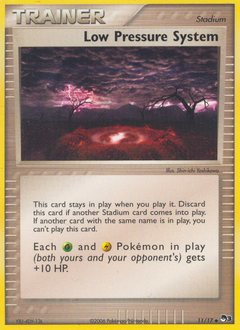 Low Pressure System, POP Series 3 #11, Pokémon TCG card