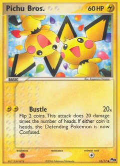Pichu Bros., POP Series 3 #16, Pokémon TCG card