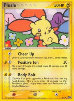 Plusle, POP Series 3 #5, Pokémon TCG card