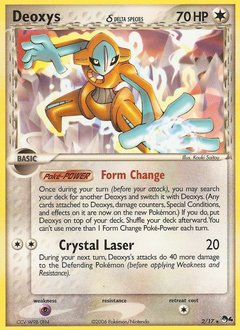 Deoxys δ, POP Series 4 #2, Pokémon TCG card