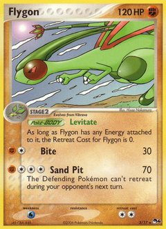Flygon, POP Series 4 #3, Pokémon TCG card