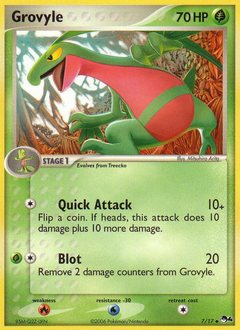 Grovyle, POP Series 4 #7, Pokémon TCG card