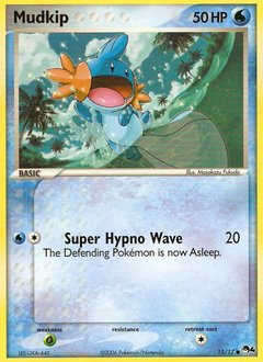 Mudkip, POP Series 4 #11, Pokémon TCG card