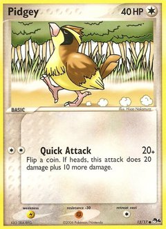 Pidgey, POP Series 4 #12, Pokémon TCG card
