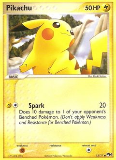 Pikachu, POP Series 4 #13, Pokémon TCG card