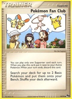Pokémon Fan Club, POP Series 4 #9, Pokémon TCG card