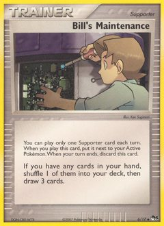 Bill's Maintenance, POP Series 5 #6, Pokémon TCG card