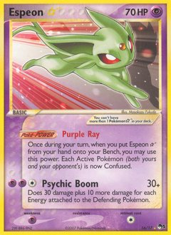 Espeon ★, POP Series 5 #16, Pokémon TCG card
