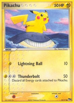 Pikachu, POP Series 5 #12, Pokémon TCG card