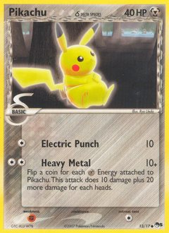 Pikachu δ, POP Series 5 #13, Pokémon TCG card