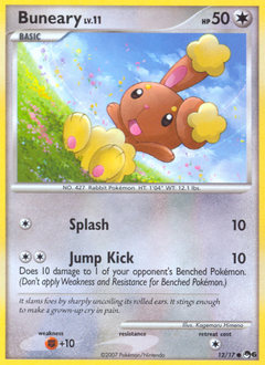 Buneary, POP Series 6 #12, Pokémon TCG card