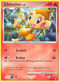 Chimchar, POP Series 6 #14, Pokémon TCG card