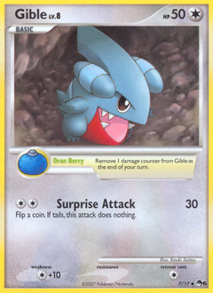 Gible, POP Series 6 #7, Pokémon TCG card