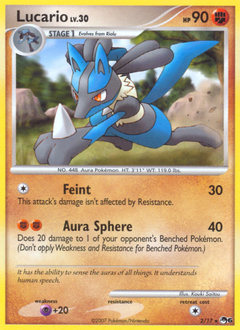 Lucario, POP Series 6 #2, Pokémon TCG card