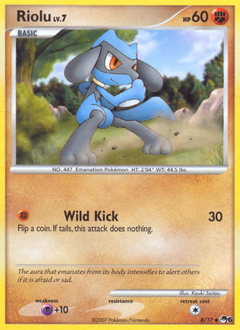 Riolu, POP Series 6 #8, Pokémon TCG card