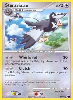 Staravia, POP Series 6 #10, Pokémon TCG card