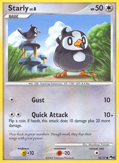 Starly, POP Series 6 #16, Pokémon TCG card