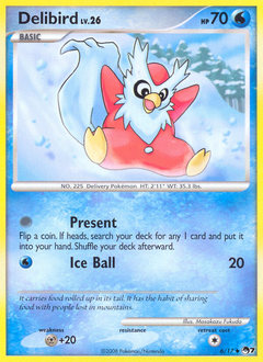 Delibird, POP Series 7 #6, Pokémon TCG card