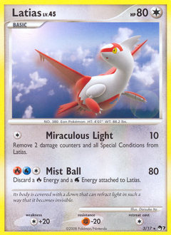 Latias, POP Series 7 #3, Pokémon TCG card