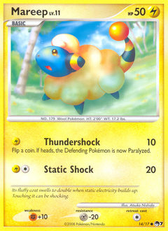 Mareep, POP Series 7 #14, Pokémon TCG card