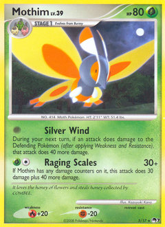 Mothim, POP Series 7 #5, Pokémon TCG card