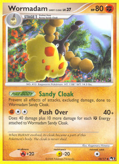 Wormadam Sandy Cloak, POP Series 7 #10, Pokémon TCG card