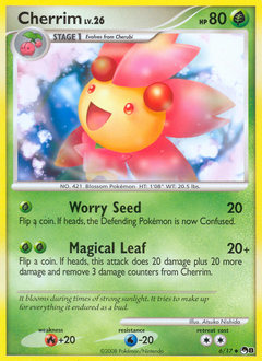 Cherrim, POP Series 8 #6, Pokémon TCG card