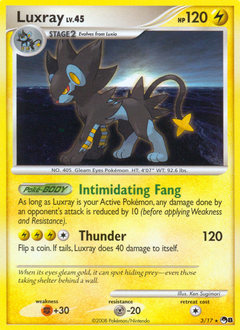 Luxray, POP Series 8 #3, Pokémon TCG card